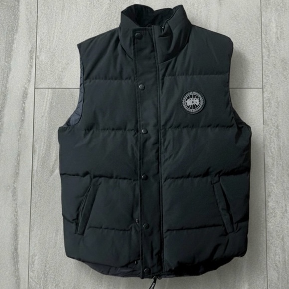 Canada Goose Garson Vest Black Label Men’s Medium Jacket Black - Picture 1 of 5